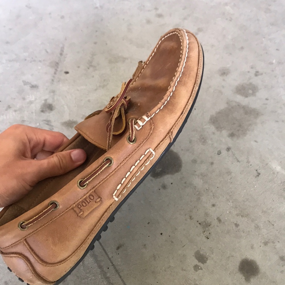 Polo boat shoes